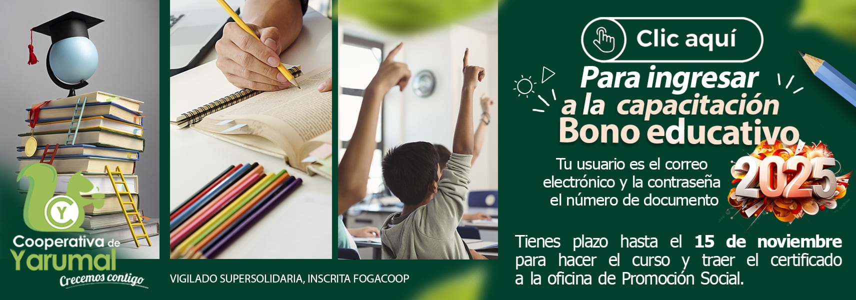 Capacitación bono educativo 